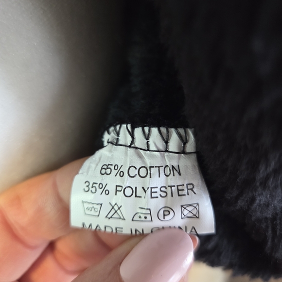 The North Face Black Teddy Jacket with Pink Accents - Picture 7 of 9